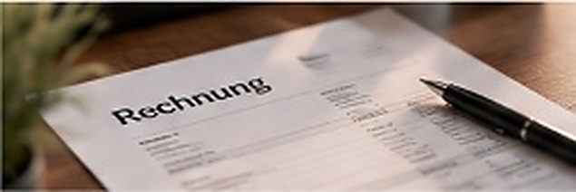 Transparente Rechnung und Unterlagen zum Abschluss des Einsatzes